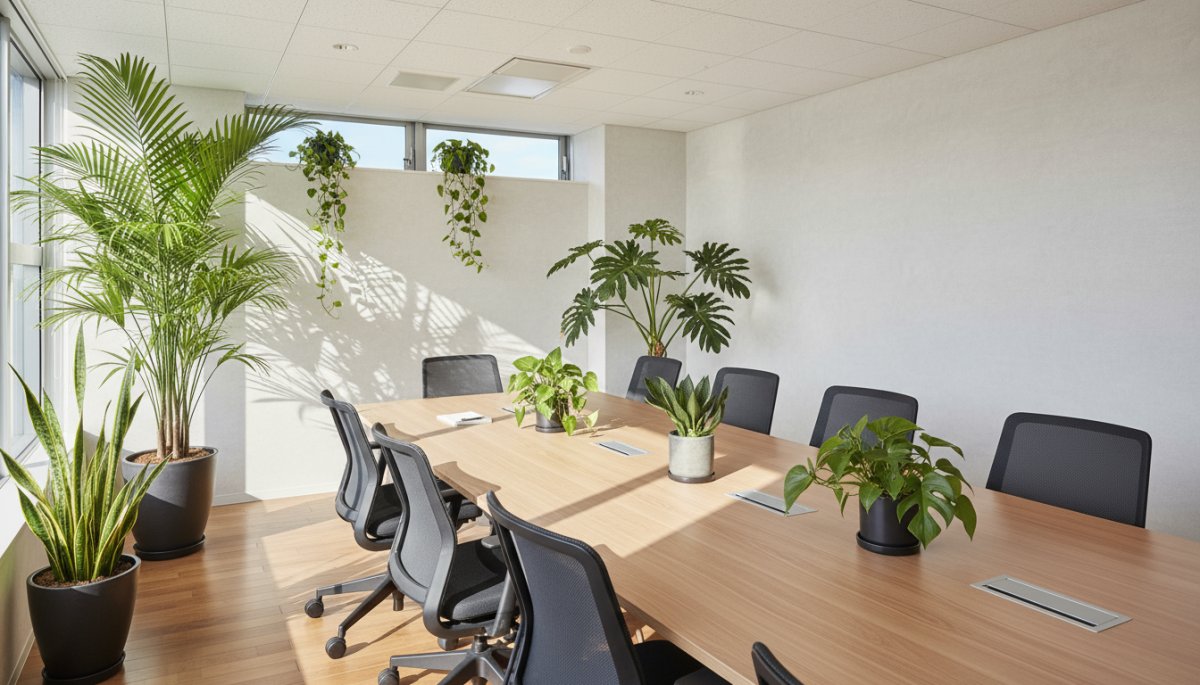 オフィス空間に合わせた観葉植物のコーディネート提案