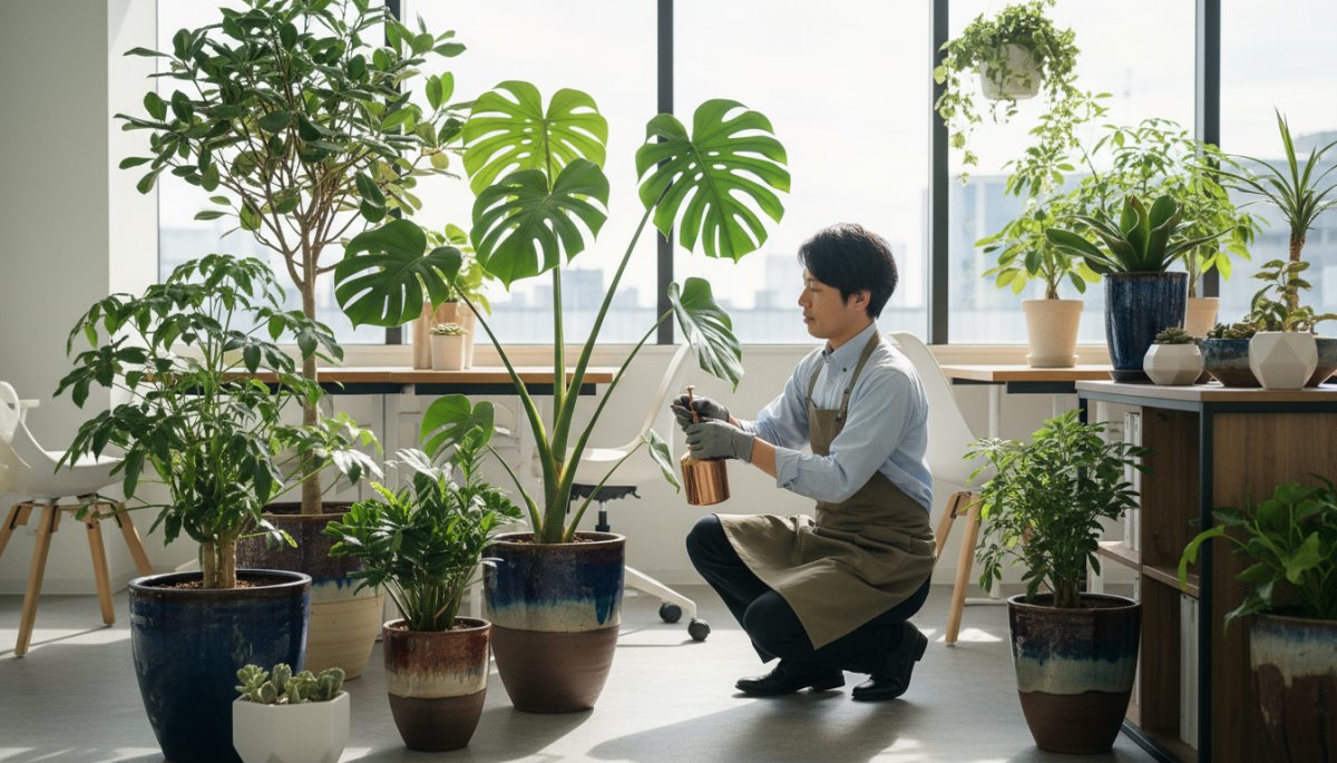 観葉植物のプロメンテナンスサービスとは｜定期管理で緑を維持する